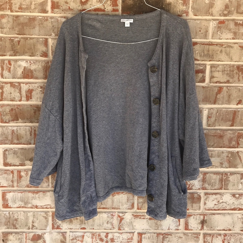 Pure Jill Kimono Sweater Soft Oversize Cardigan L